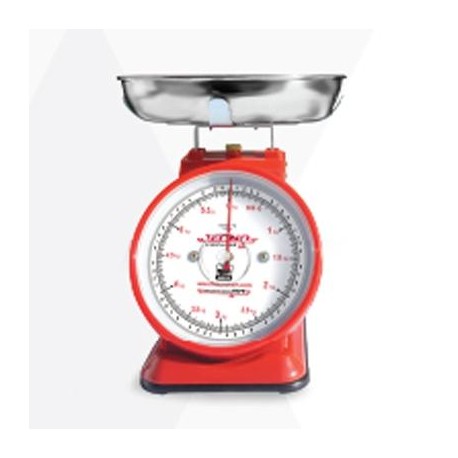 BASCULA MECANICA AUTOMATICA 6 KGS CHAROLA ALUMINIO